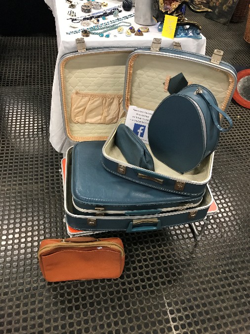 lot de valise vintage